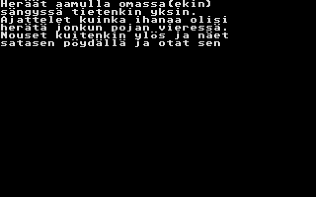 Leisure Suit Eki in Search of a Boyfriend atari screenshot